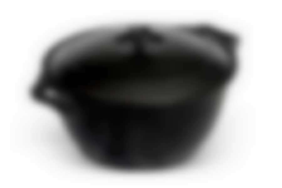 Кастрюля литая 10л с крышкой декоративное черное покрытие высокая кастрюля с декоративным покрытием из литого алюминия:алюминиевая крышка, алюминиевая