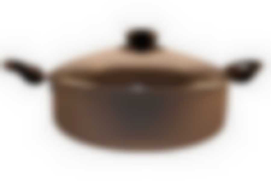 Жаровня 24см съемные ручки стеклянная крышка Scovo