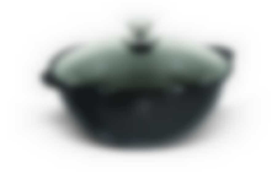 Казан литой 4,5л стеклянная крышка