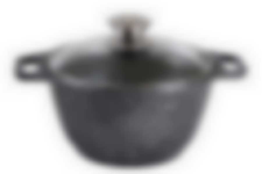 Кастрюля литая 3,0л стеклянная крышка