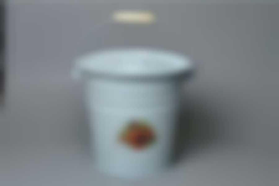 Ведро 12л с крышкой с рисунком (цвет в ассортименте)