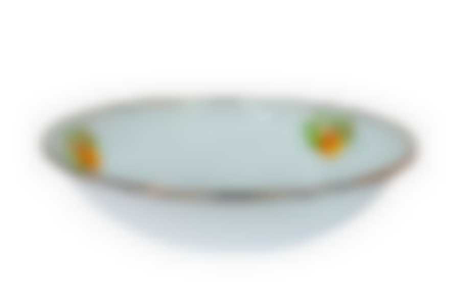 Миска 3,5л с нержавеющим ободком (цвет и рисунок в ассортименте)