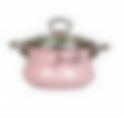 Кастрюля эмалированная Vitross "Maestro" с крышкой, цвет: светло-розовый, 2 л