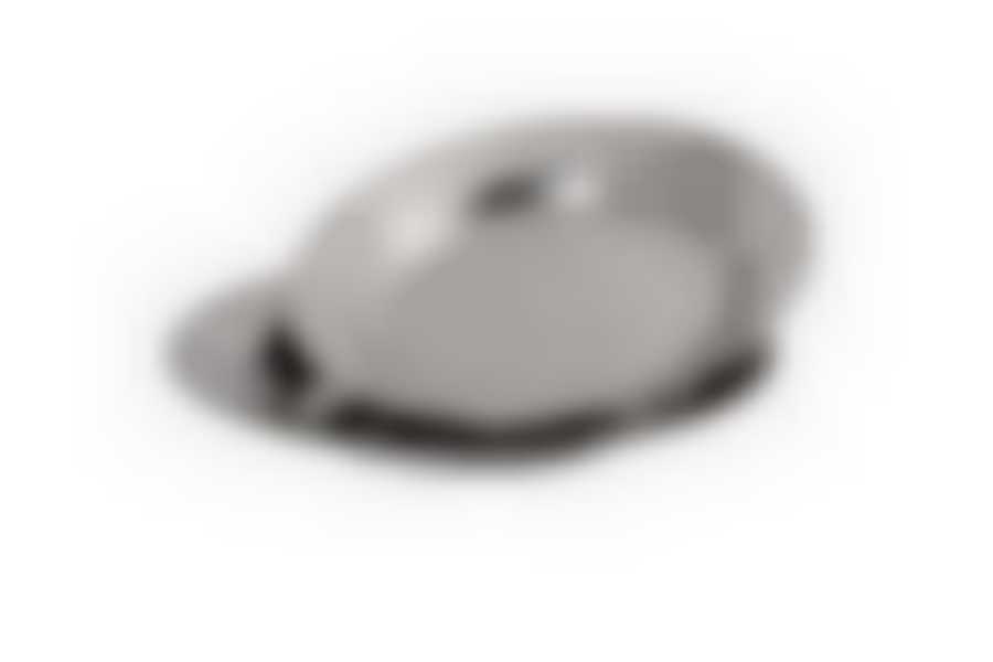 Тарелка нерж 22см WLT-03580