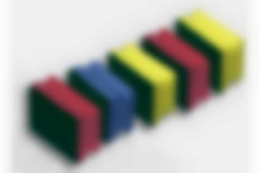 Губка для посуды профилиров.5шт.