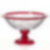 Ваза Хрусталь малая (прозр.-красн.)