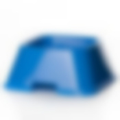 Миска квадратная на прорезанных ножках 2 л (цвет в ассортименте)