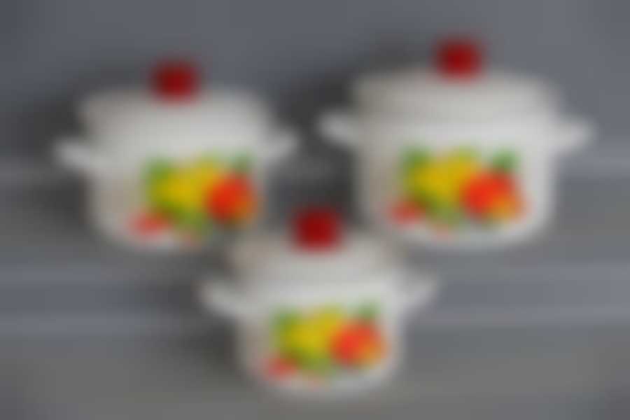 Кастрюля 3,0л цилиндрическая бортовая с рисунком