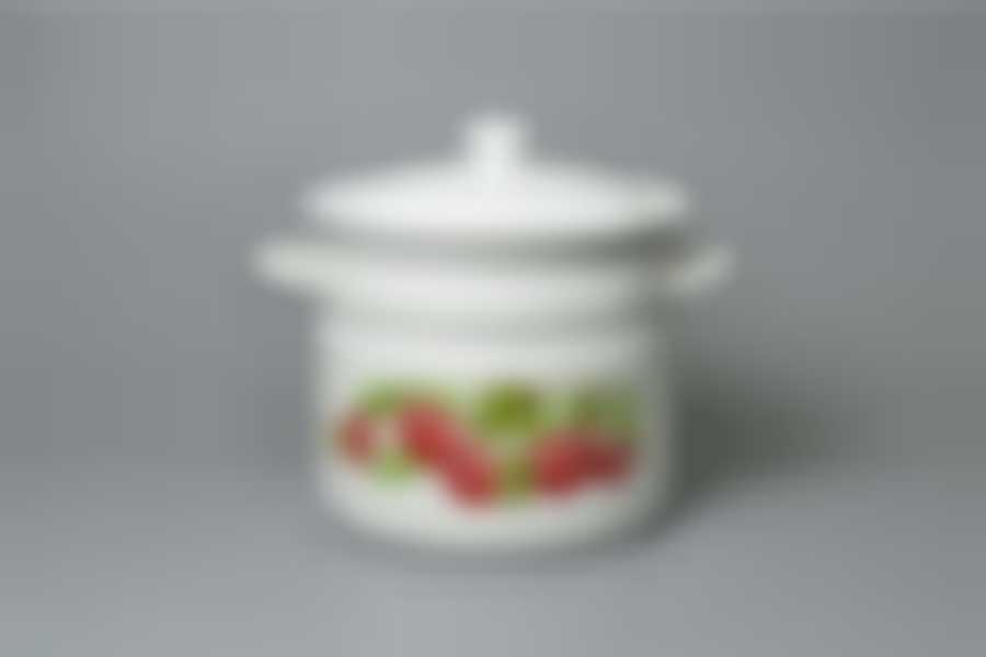 Кастрюля 10л цилиндрическая бортовая с рисунком (цвет и рисунок в ассортименте) 41804-222/ 6