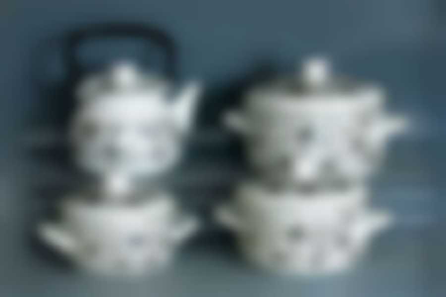 Набор 4 предмета Николь белый