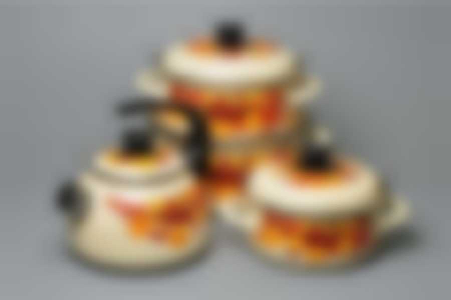 Набор 4 предмета Осенний букет слоновая кость