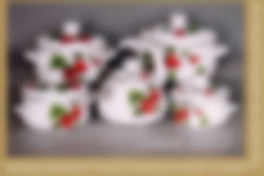 Набор 5 предметов Летняя ягода белый