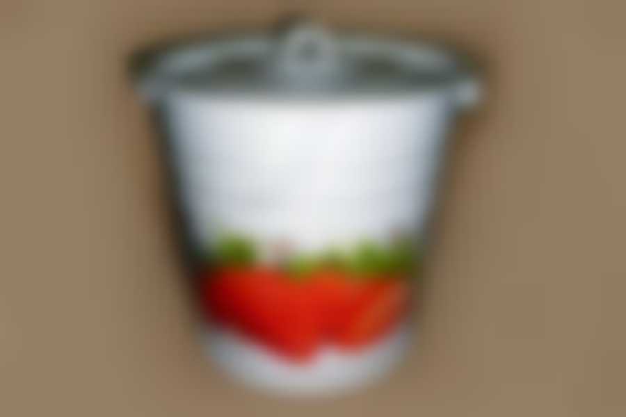 Ведро 12л коническое с крышкой, с рисунком С1224, С1224П,С1224.в*59