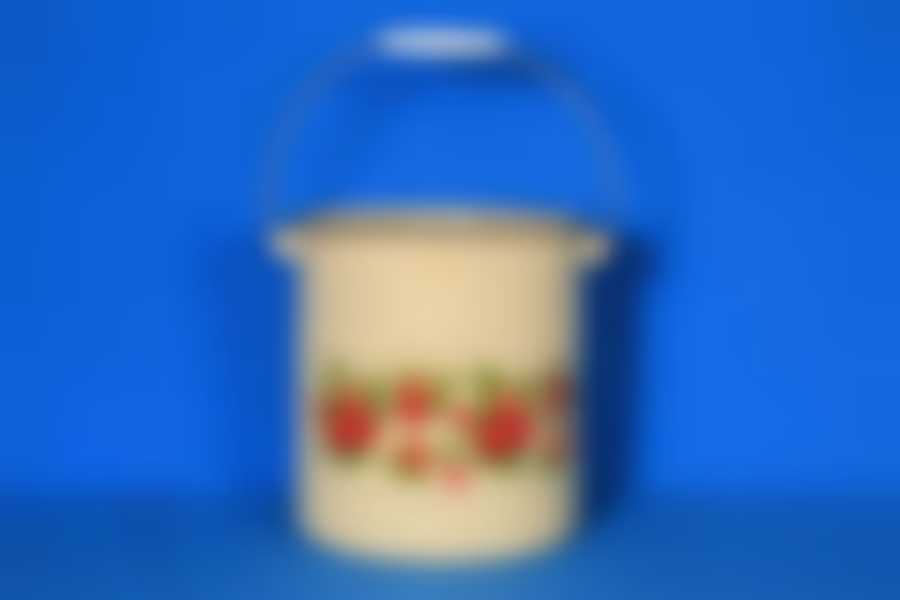 Ведро 12л цилиндрическое без крышки, с рисунком