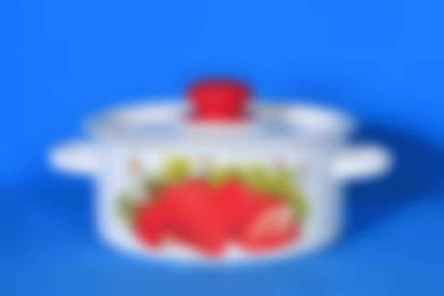 Кастрюля цилиндрическая с рисунком Сибирские товары, 2 л