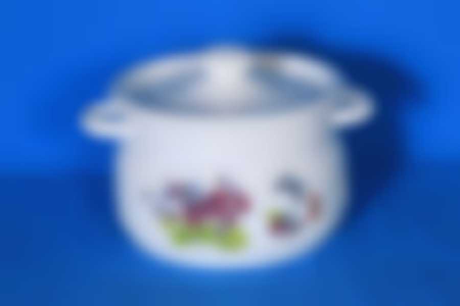 Кастрюля 4,0л сферическая с рисунком (рисунок в ассортименте)