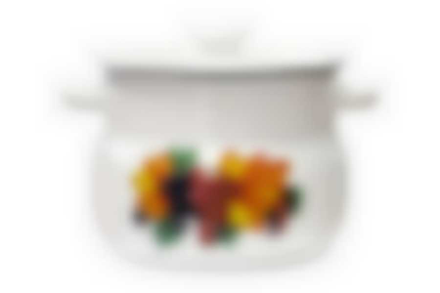 Кастрюля 5,5л сферическая с рисунком