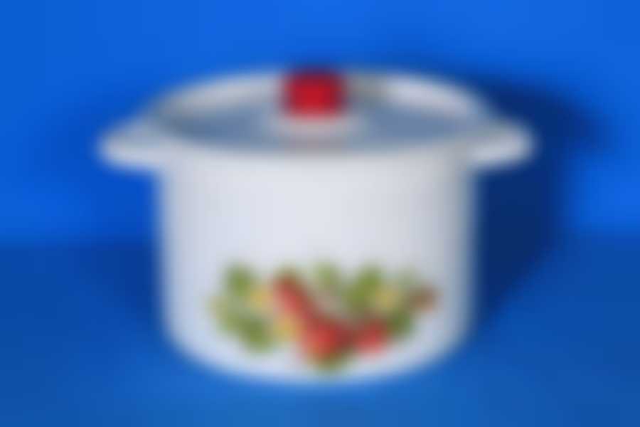 Кастрюля 8,0л цилиндрическая с рисунком