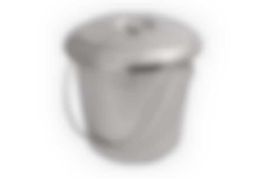 Ведро нерж. 8л с крыш. WLT-05821