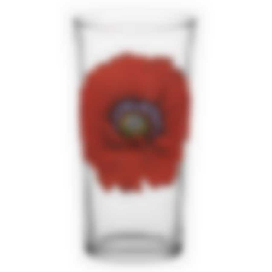 Стакан ОДА АЛЫЙ МАК 230мл высокий