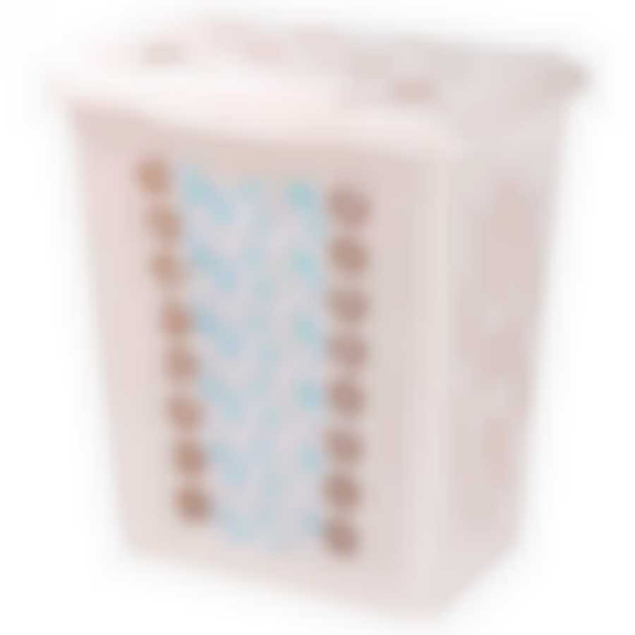 Корзина для белья Пирамида 60 л (бежевый)