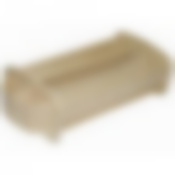 Сушилка для посуды упакована в термоусадочную плёнку бежевая