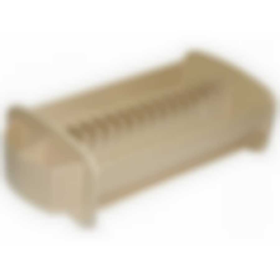 Сушилка для посуды упакована в термоусадочную плёнку бежевая