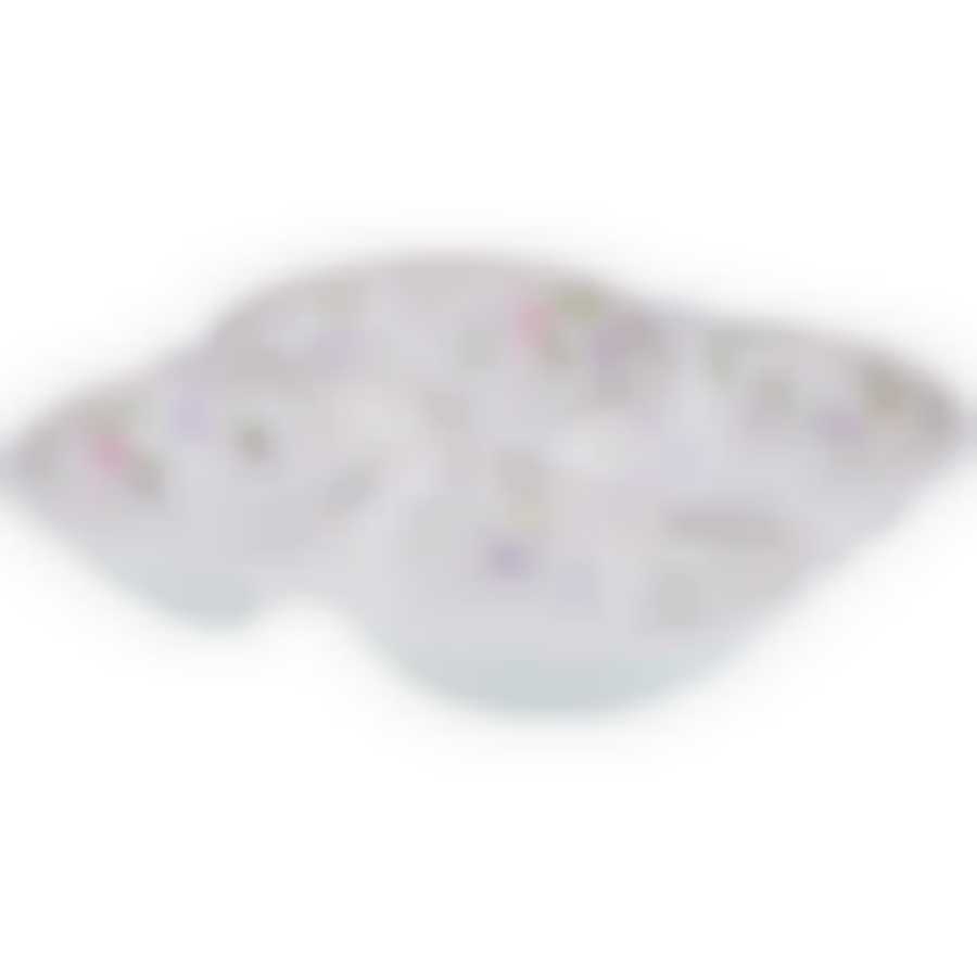 Менажница 4-х секционная "КИПРЕЙ" 20*20*3 см.