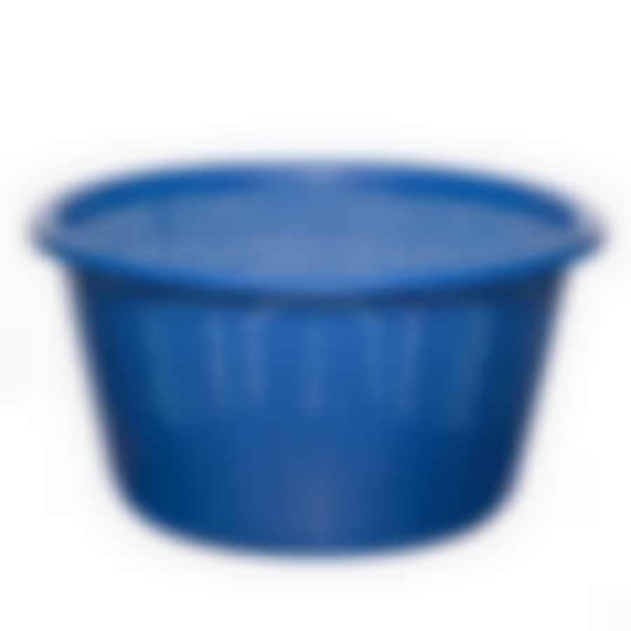 Корзина круглая универсальная 22 л цв.голубой