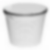 Емкость для хранения круглая с крышкой 15л (белая)