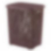 Корзина для белья Вязь 60л коричневый