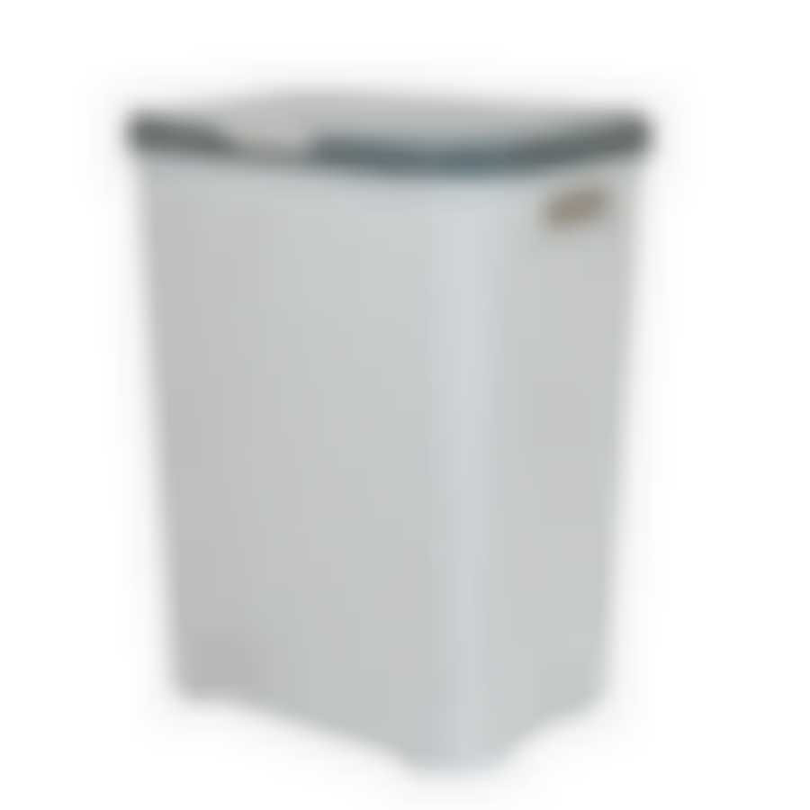 Корзина для белья РОТАНГ40л белая