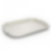 Поднос универсальный 27х39 см (белый ротанг)