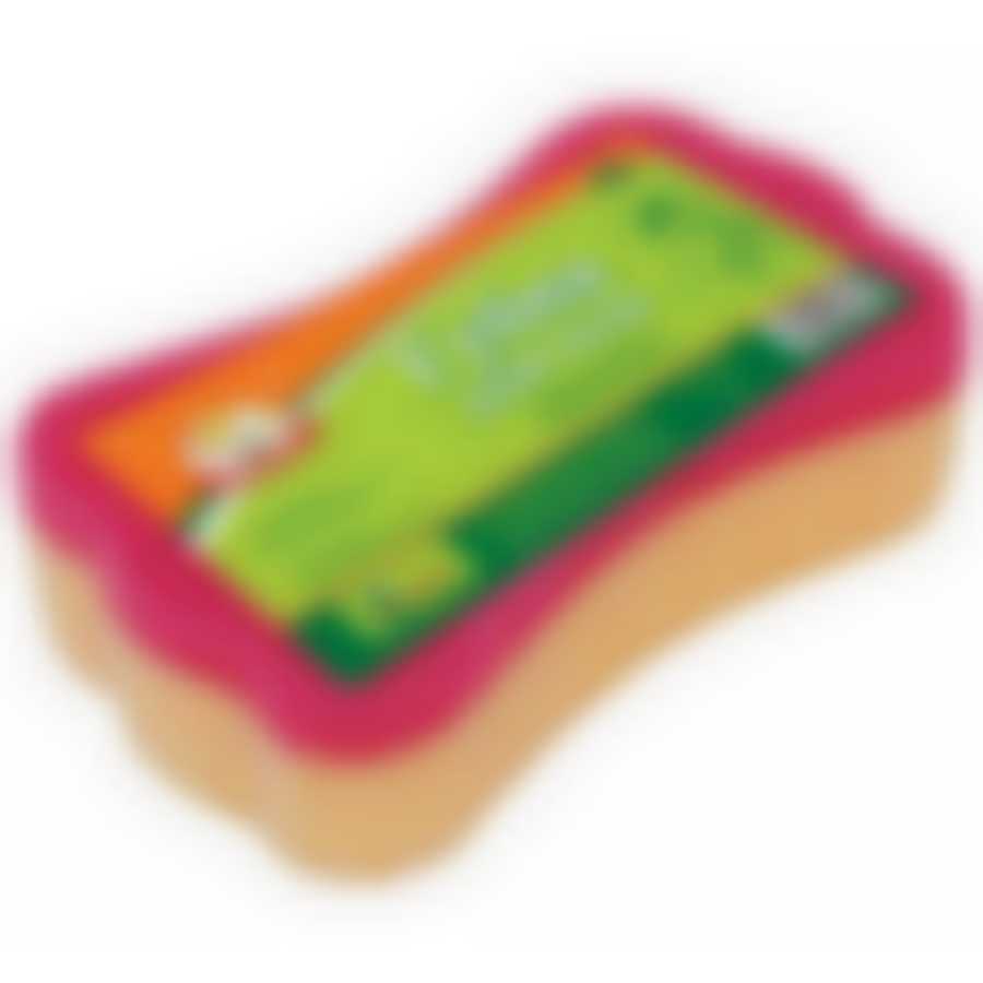 Губка д/тела Бантик с массаж.слоем "Умничка"