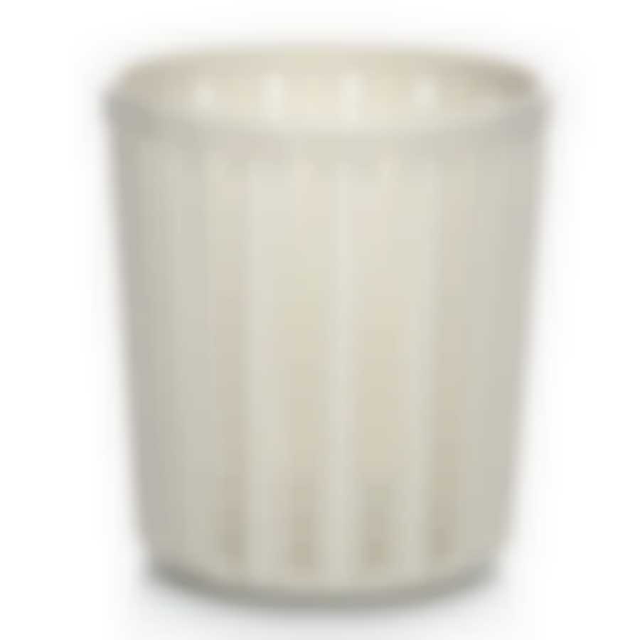 Подставка Вязание круглая (белый ротанг)