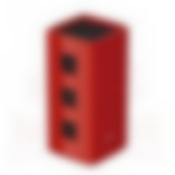 Универсальный керамический блок для ножей, красный, NADOBA, серия ESTA