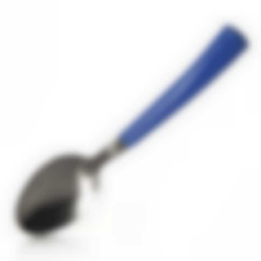 Ложка чайная с синей ручкой, 15 см