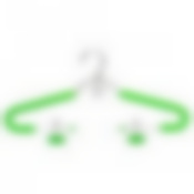 Вешалка для костюма 42см цвет: зеленый