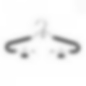 Вешалка для костюма 42см цвет: черный