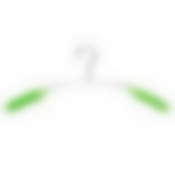 Вешалка для верхней одежды 45см цвет: зеленый