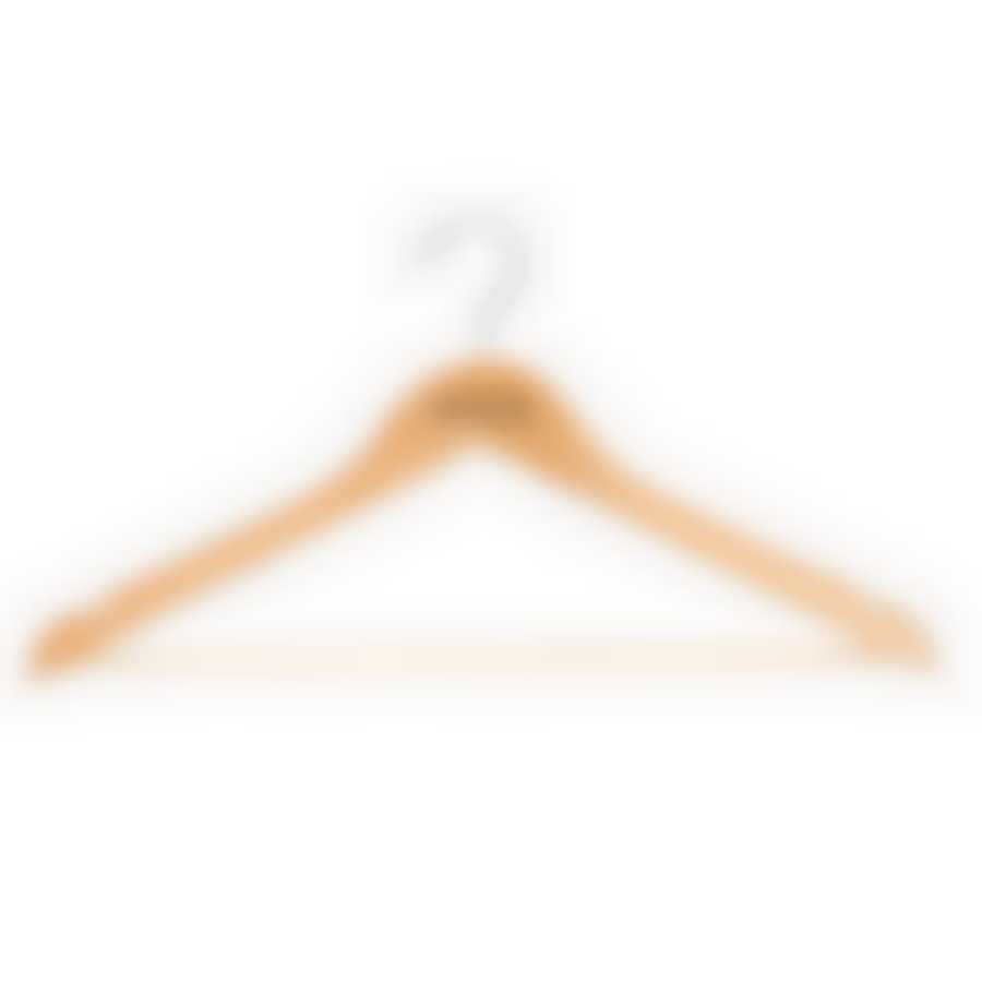 Набор вешалок для костюма 44.5см 6шт цвет: натуральный