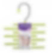 Вешалка для галстуков зеленая