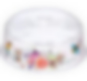 Крышка для разогрева пищевых продуктов в СВЧ-печи d= 245 мм ДЕКО Инжир