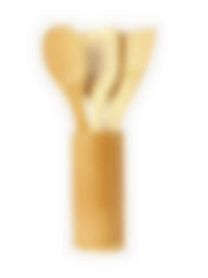 Набор кухонных принадлежностей с подставкой, 4шт