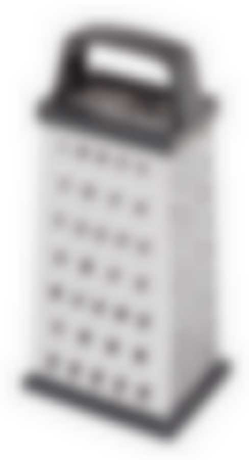 Терка нерж. с мерн.делением, съемным дном четырехгранная 21 см