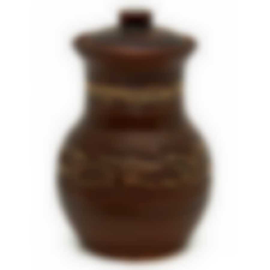 Крынка 0,5 л резная