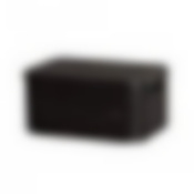 Корзина rattan style box s + крышка тёмно-коричневая