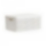 Корзина Curver rattan style box c крышкой кремовая, М