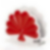 Салфетница Жар-птица (бело-красный)