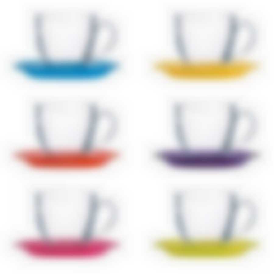 Чайный набор на 6 персон Luminarc Rainbow, 220 мл
